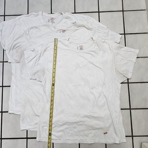 Set of 3 Supreme Red Logo on White Tee